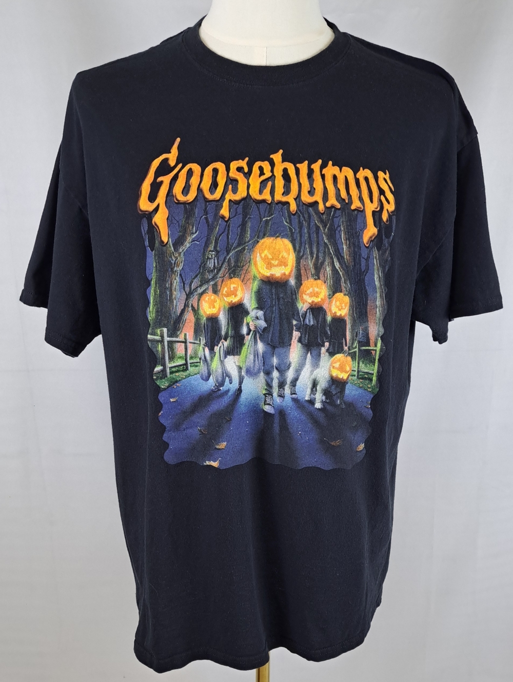 Goosebumps Attack of the Jack O Lanterns Trick or Treat Retro Graphic T Shirt OS